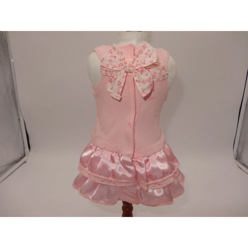 American Girl Doll Pink Love Dress Outfit with Sandals 2014-2017